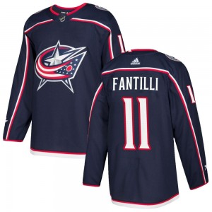 Youth Adidas Columbus Blue Jackets Adam Fantilli Navy Home Jersey - Authentic