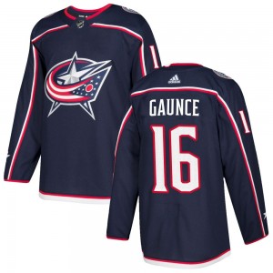Youth Adidas Columbus Blue Jackets Brendan Gaunce Navy Home Jersey - Authentic