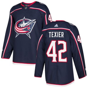 Youth Adidas Columbus Blue Jackets Alexandre Texier Navy Home Jersey - Authentic