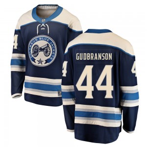 Men's Fanatics Branded Columbus Blue Jackets Erik Gudbranson Blue Alternate Jersey - Breakaway
