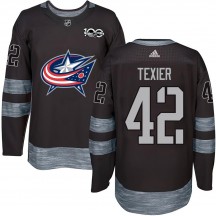Youth Columbus Blue Jackets Alexandre Texier Black 1917-2017 100th Anniversary Jersey - Authentic