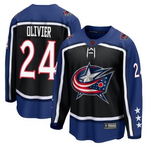 Men's Fanatics Branded Columbus Blue Jackets Mathieu Olivier Black Special Edition 2.0 Jersey - Breakaway