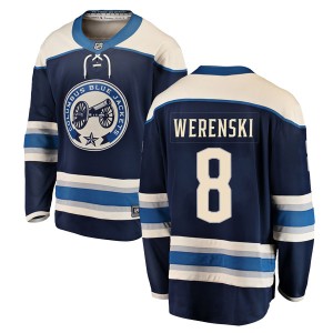 Men's Fanatics Branded Columbus Blue Jackets Zach Werenski Blue Alternate Jersey - Breakaway