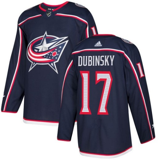 Youth Adidas Columbus Blue Jackets Brandon Dubinsky Navy ...